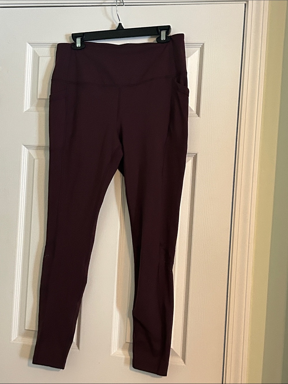 Mondetta Deep Plum High-Rise Leggings